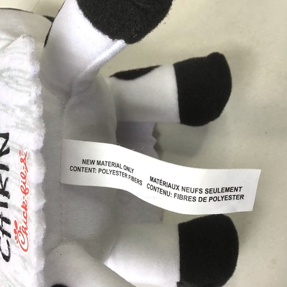 Chick-fil-A Cow EAT MOR CHIKIN 2020 Plush Stuffed Animal Toy Mascot 4” High - Picture 9 of 9